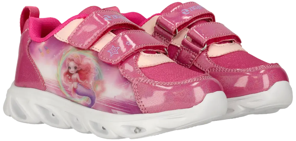 Ronda Sneakers 5D m. Ljus - Pink Peacock - 32 | Barnskor - Sneakers - Sneakers med lampor | BabyMode