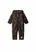 Molo Umeko Fleece Overall - Bark Smile