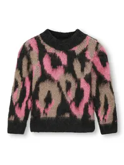 Wild langærmet o-neck strik - PIRATE BLACK | Kläder - Toppar - Koftor, västar & tröjor | BabyMode