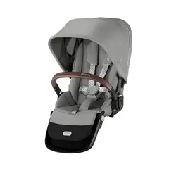 Gazelle S Syskonsits - Stone Grey | Barnvagnar - Syskon- & tvillingvagnar - Tillbehör till syskonvagnar | BabyMode