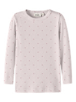Lil' Atelier Gago Slim Långärmad Tröja - Hushed Violet