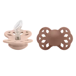 Napp Infinity 2-pack Anatomisk 0-6 mån - Blush/Woodchuck | Baby & Barn - Sköta - Nappar | BabyMode