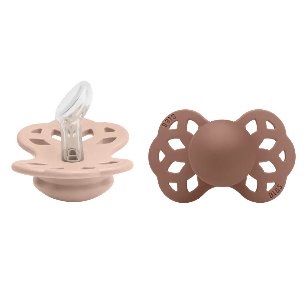 Napp Infinity 2-pack Anatomisk 0-6 mån - Blush/Woodchuck | Baby & Barn - Sköta - Nappar | BabyMode