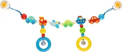 Barnvagnskedja med Fordon | Leksaker - Babyleksaker - Leksaker för barnvagnar & bilbarnstolar | BabyMode