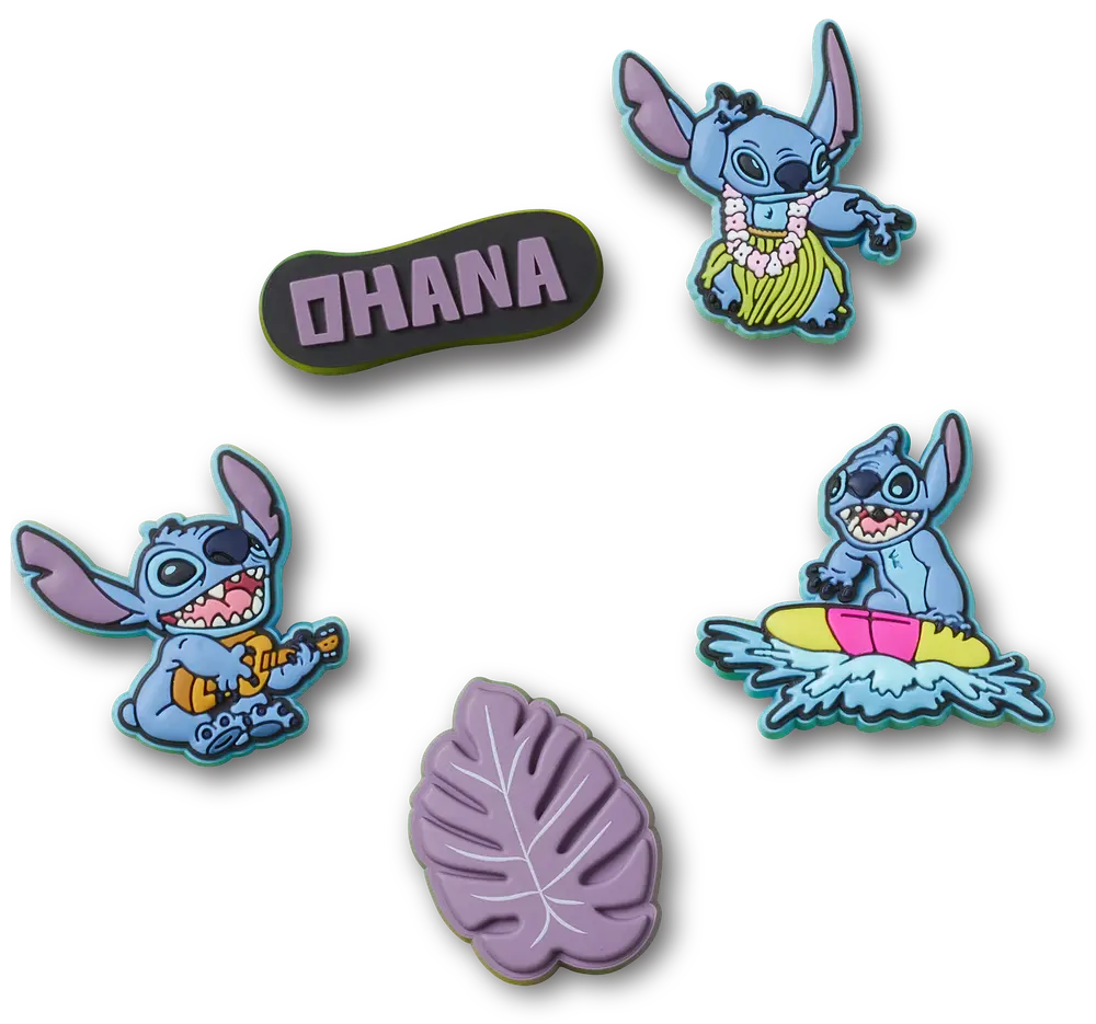 Crocs Jibbitz - Stitch Tropical 5-pack | Barnskor - Sandaler - Sandaler med sluten tå | BabyMode