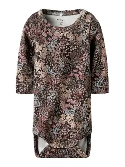 Resa Långärmad Body - Chocolate Brown | Kläder - Bodys & overaller - Långärmad body | BabyMode