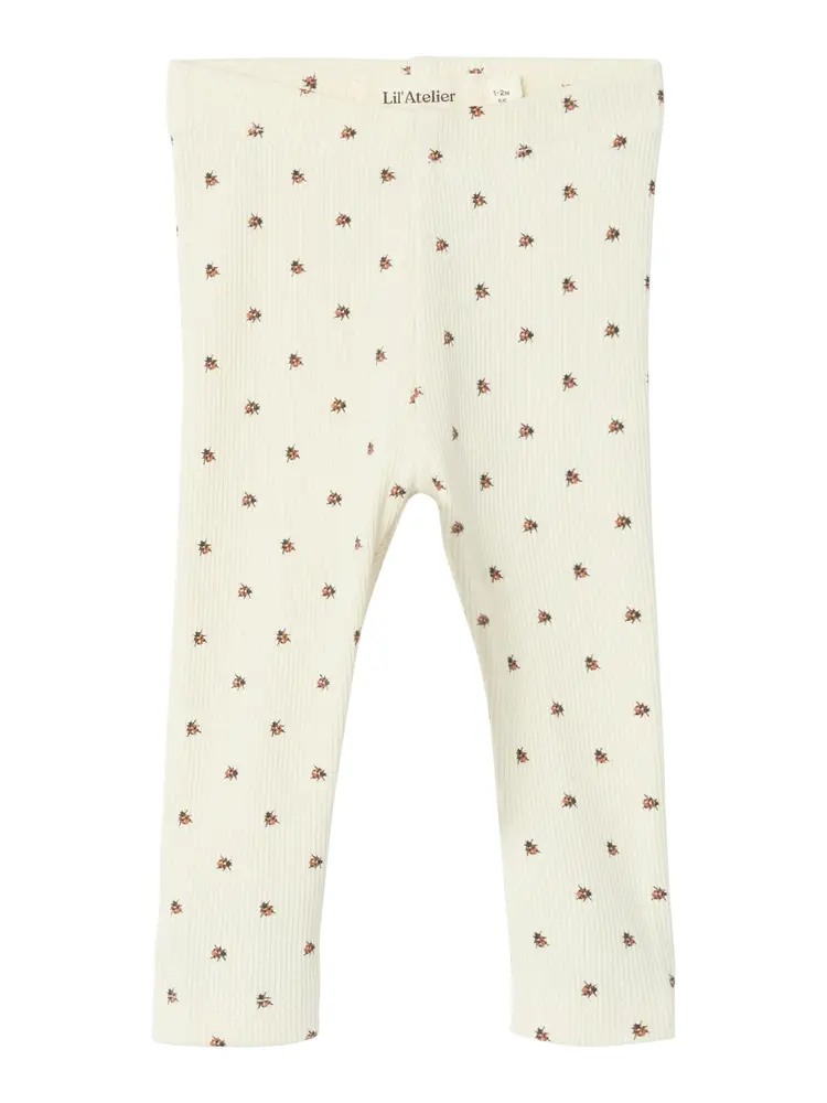 Leggings Lago Slim Noos - Turtledove - 62 | Barnkläder - Underdelar - Leggings | BabyMode