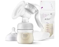 Manuell Bröstpump Startkit | Graviditet & Amning - Amning - Bröstpumpar - Manuella bröstpumpar | BabyMode