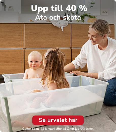upp till 40% på äta och sköta