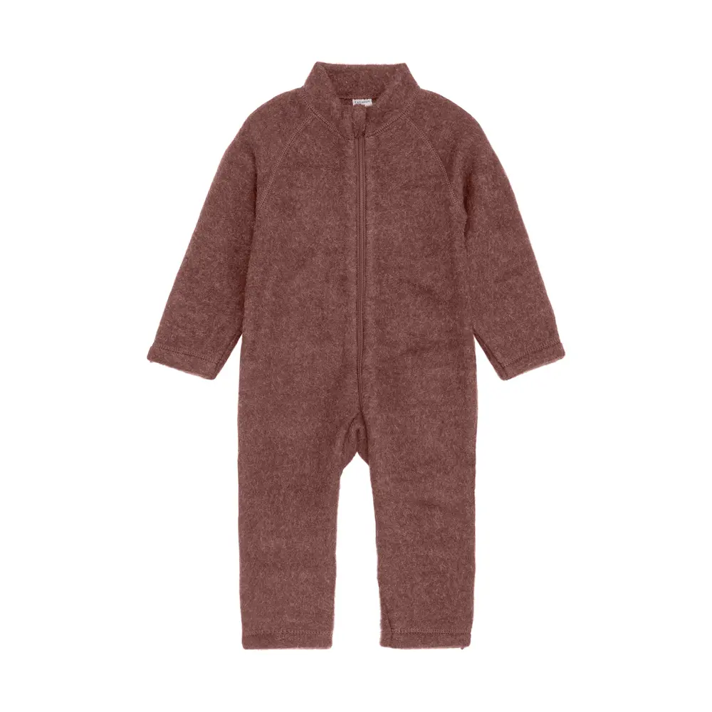 Jumpsuit Ull - Marron - 50 | Barnkläder - Ull - Ulloveraller | BabyMode