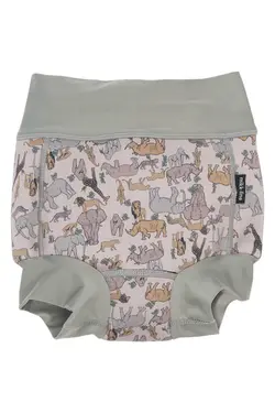 Badblöja m. Tryck - Zoo AOP | Barnkläder - Badkläder - Badblöjor | BabyMode