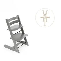 Tripp Trapp inkl. Sele - Storm Grey | Baby & Barn | BabyMode