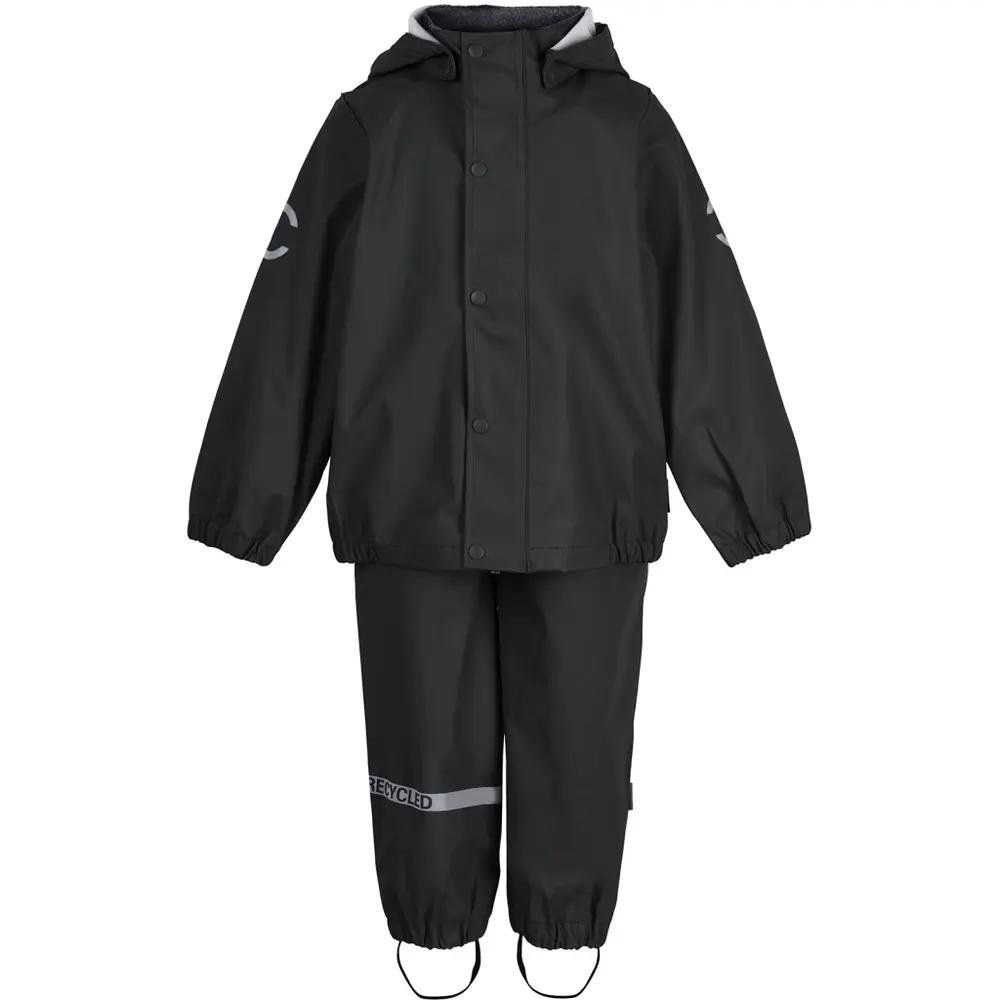 Regnkläder Recycled - Black - 116 | Barnkläder - Ytterplagg - Regnkläder | BabyMode