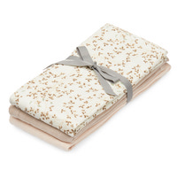 Muslinfilt 3-Pack Mönstrad - Lierre/Almond/Hazel