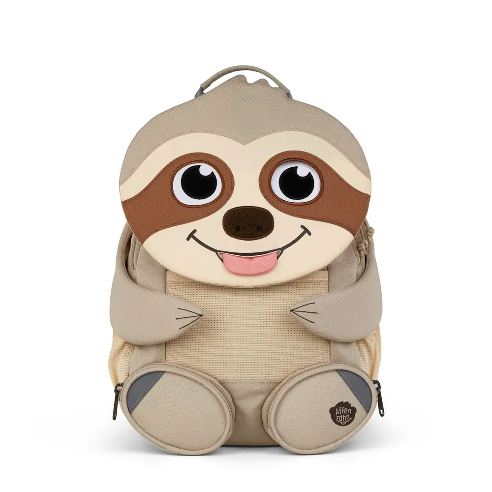 Affenzahn Large Friend Sloth - Sloth - ONE SIZE | Barnkläder - Tillbehör accessoarer - Ryggsäckar & väskor | BabyMode