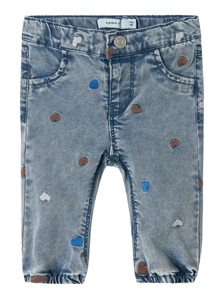 Name It Rose Jeans - Light Denim - 80 | Barnkläder - Underdelar - Byxor | BabyMode