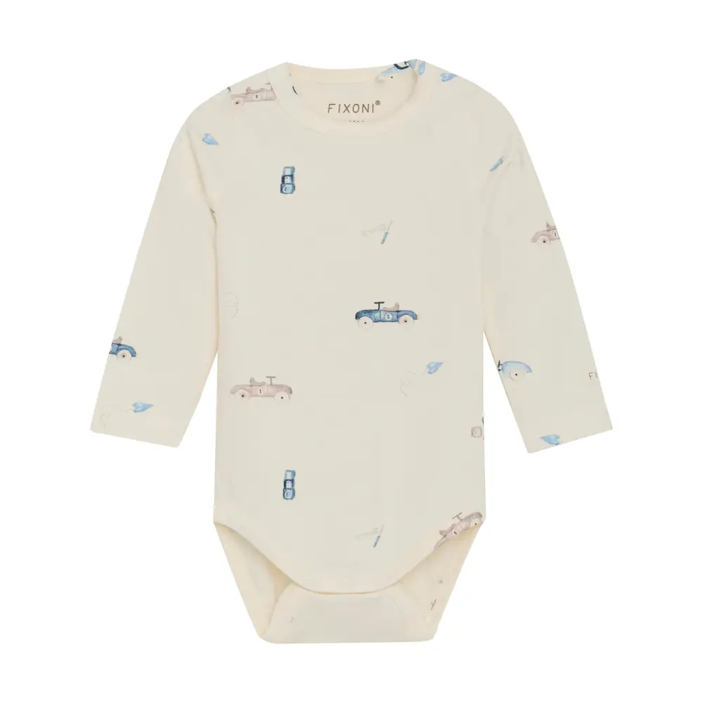Långärmad Body - Rain Washed - 50 | Barnkläder - Bodys & overaller - Långärmad body | BabyMode