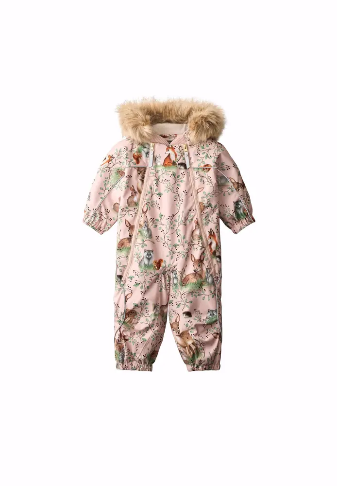 Molo Pyxis Fur Vinteroverall - Furry Friends - 104