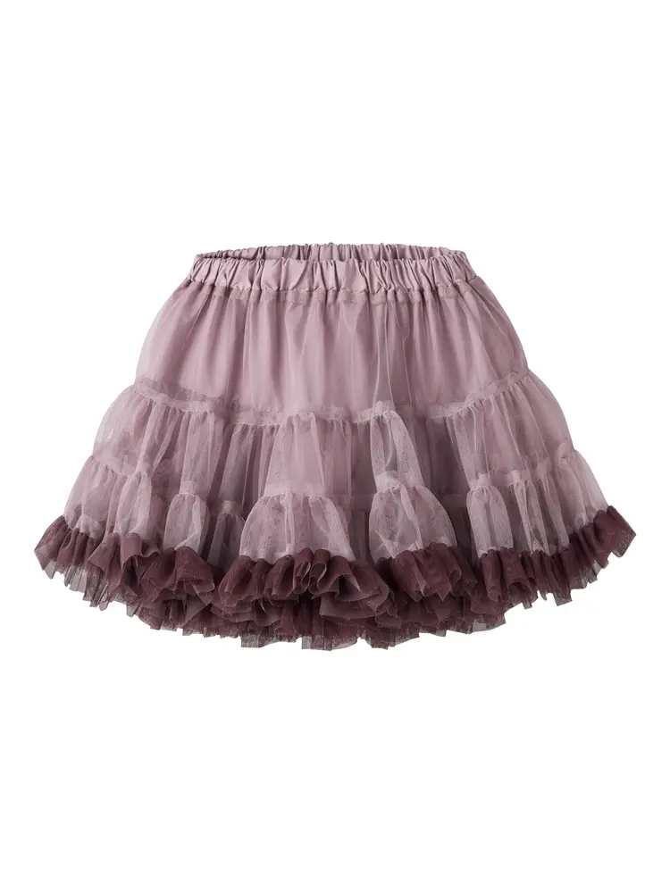 Name It Rona Tulle Kjol - Mauve Shadows - 86