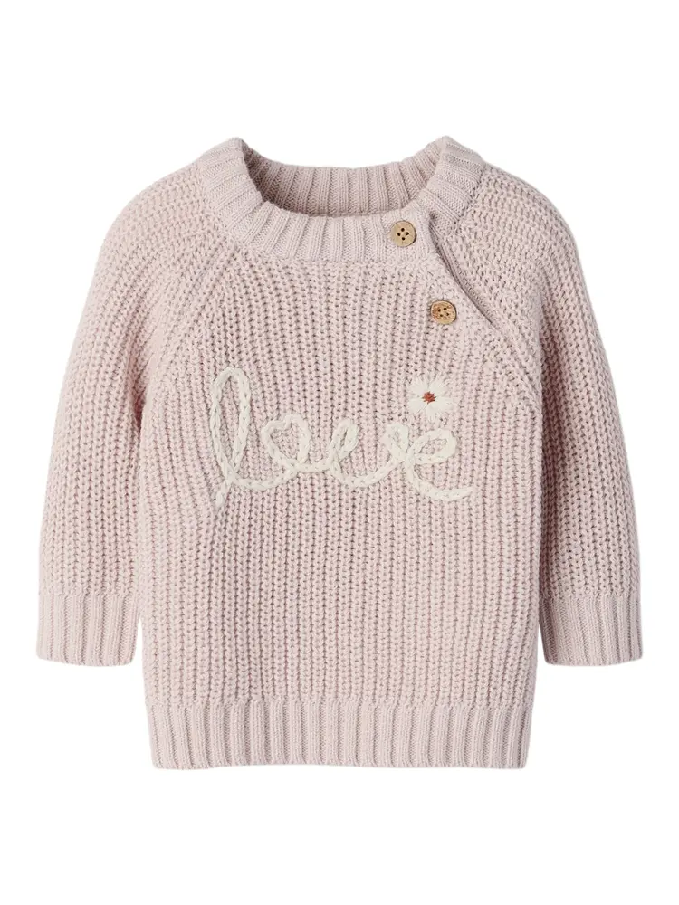 Lil' Atelier Emlen Sweater - Hushed Violet - 80