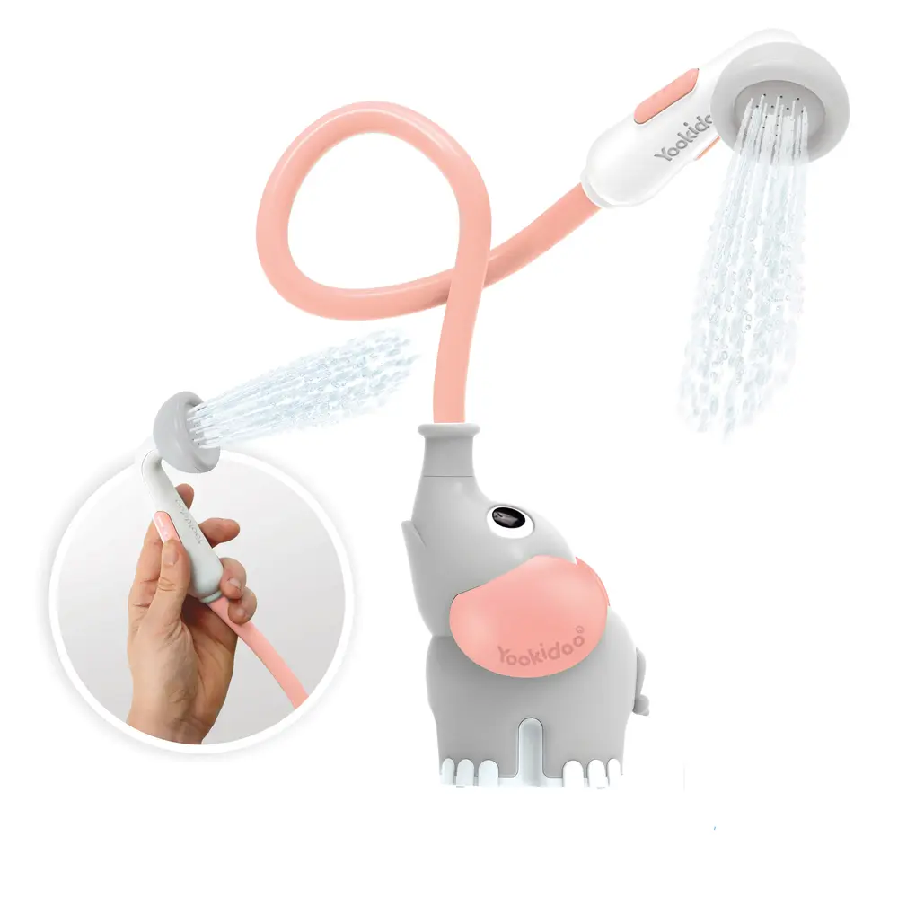 Babydusch Elefant - Rosa | Leksaker - Vattenlek - Badleksaker | BabyMode