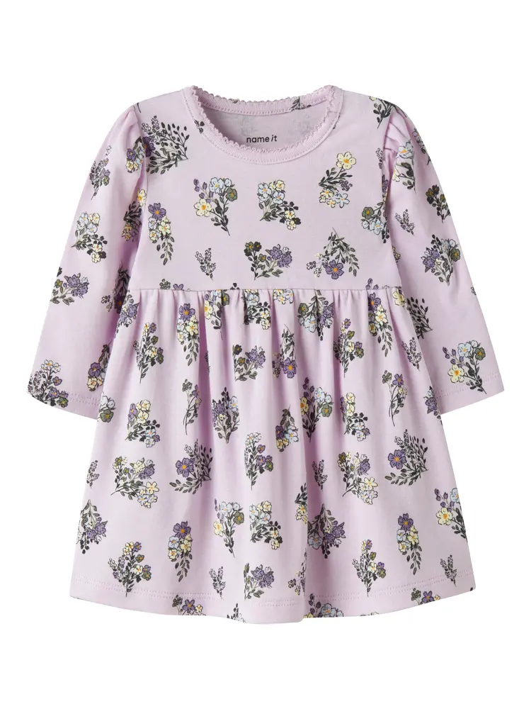 Doritta Klänning - Lavender Fog - 56 | Barnkläder - Toppar - Klänningar - Klänningar | BabyMode