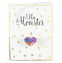 Ring Rainbow Heart Purple | Kläder - Temakläder - Festkläder & tillbehör | BabyMode