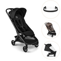 Bugaboo Butterfly 2 Sittvagn Med Bygel, Insektsnät Och Regnskydd - Black/Heritage Black