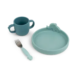 Peekaboo Måltidsset Deer Friends Blue | Baby & Barn - Äta - Barnserviser | BabyMode