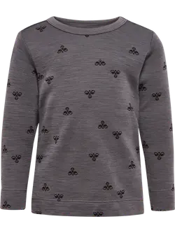 Långärmad Tröja Ull - Charcoal Gray | Kläder - Ull - Ulltröjor | BabyMode