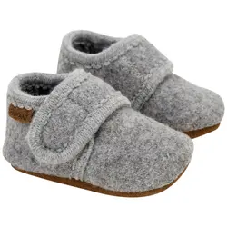 Ulltofflor - Grey Melange | Skor - Inneskor & tofflor - Ulltofflor | BabyMode