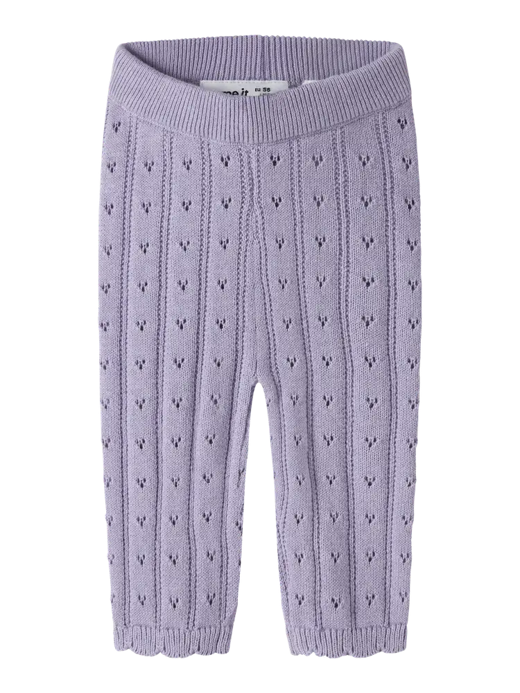 Name It Oxenia Knit Leggings - Heirloom Lilac - 68