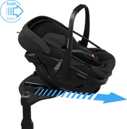 Coral slide pro - Onyx black | Bilbarnstolar - Babyskydd 0-13 Kg | BabyMode