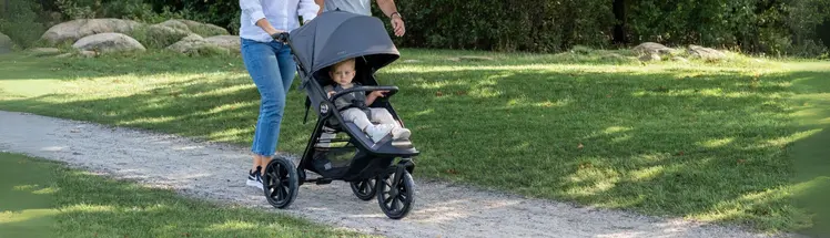 Barnvagnar med plana säten