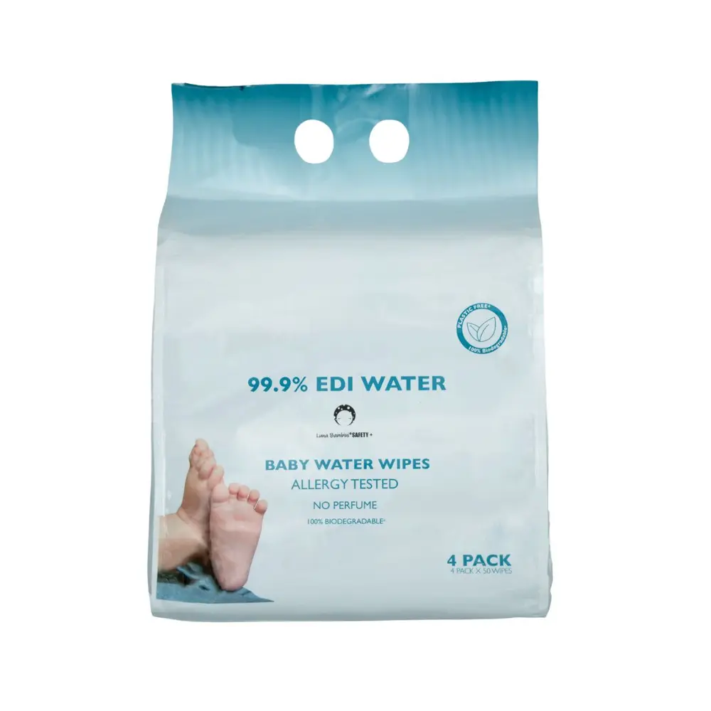 Aqua Waterwipes 4-pack | Baby & Barn - Sköta - Blöjor & våtservetter | BabyMode