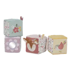 Aktivitetstärningar 4st Forest Friends - Rosa | Leksaker - Babyleksaker - Aktivitetsleksaker | BabyMode