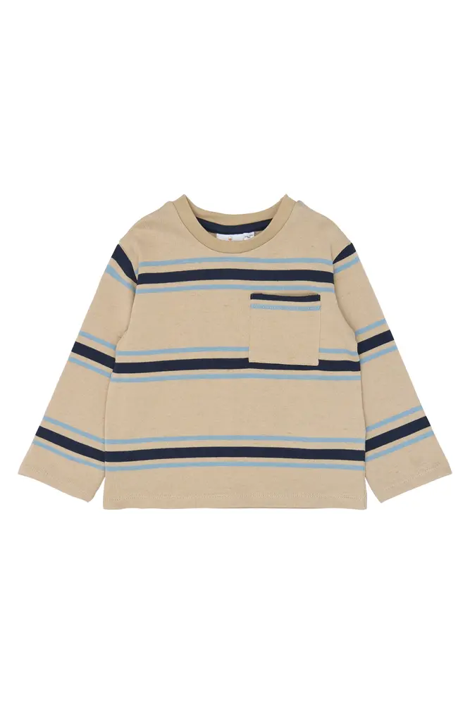 The New Siblings Theodor Tröja - Humus Striped - 98