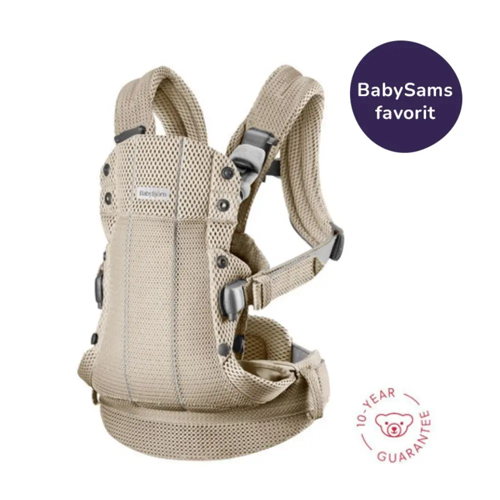 BabyBjörn Harmony 3D Mesh Bärsele - Gråbeige