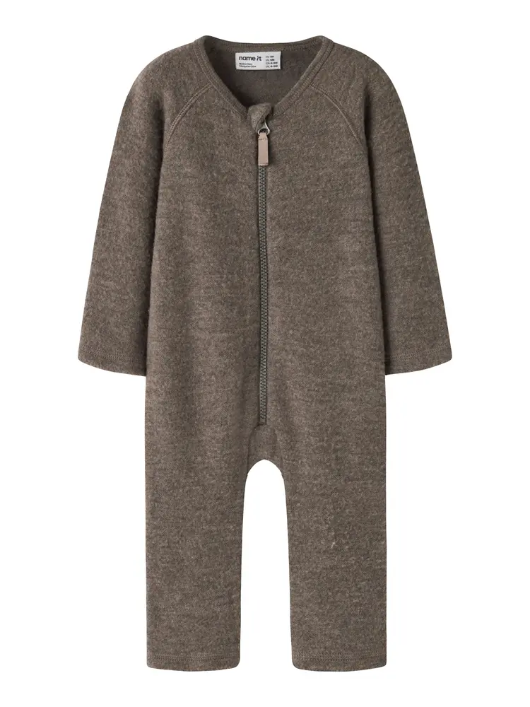 Name It Wmino Ull Jumpsuit - Morel - 56
