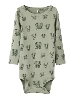 Dam Långärmad Body - Shadow