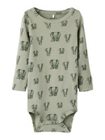 Dam Långärmad Body - Shadow