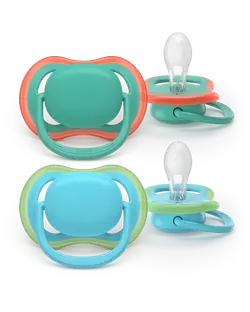 Ultra Air napp, 6–18 m, grön/blå | Baby & Barn - Sköta - Nappar | BabyMode