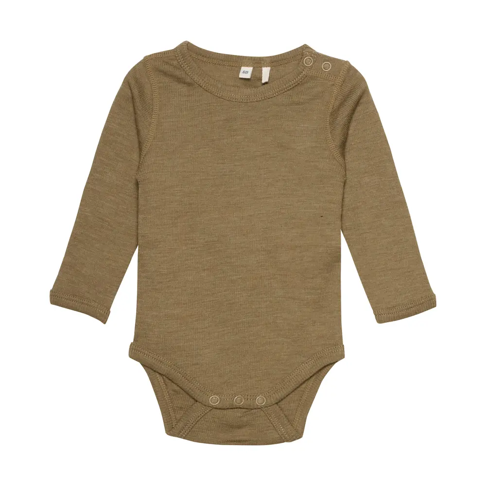 Långärmad Body Ull Solid - 2810 - 60 | Barnkläder - Ull - Ullbodys | BabyMode