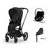 Priam Sittvagn + Cloud T + Basenhet T - Sepia Black/Matt Black PLUS