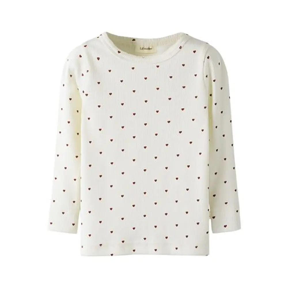 Lil' Atelier Gago Slim Långärmad Tröja - Coconut - 92