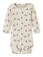 Lil' Atelier Gavo Kin Långärmad Slim Body - Turtledove