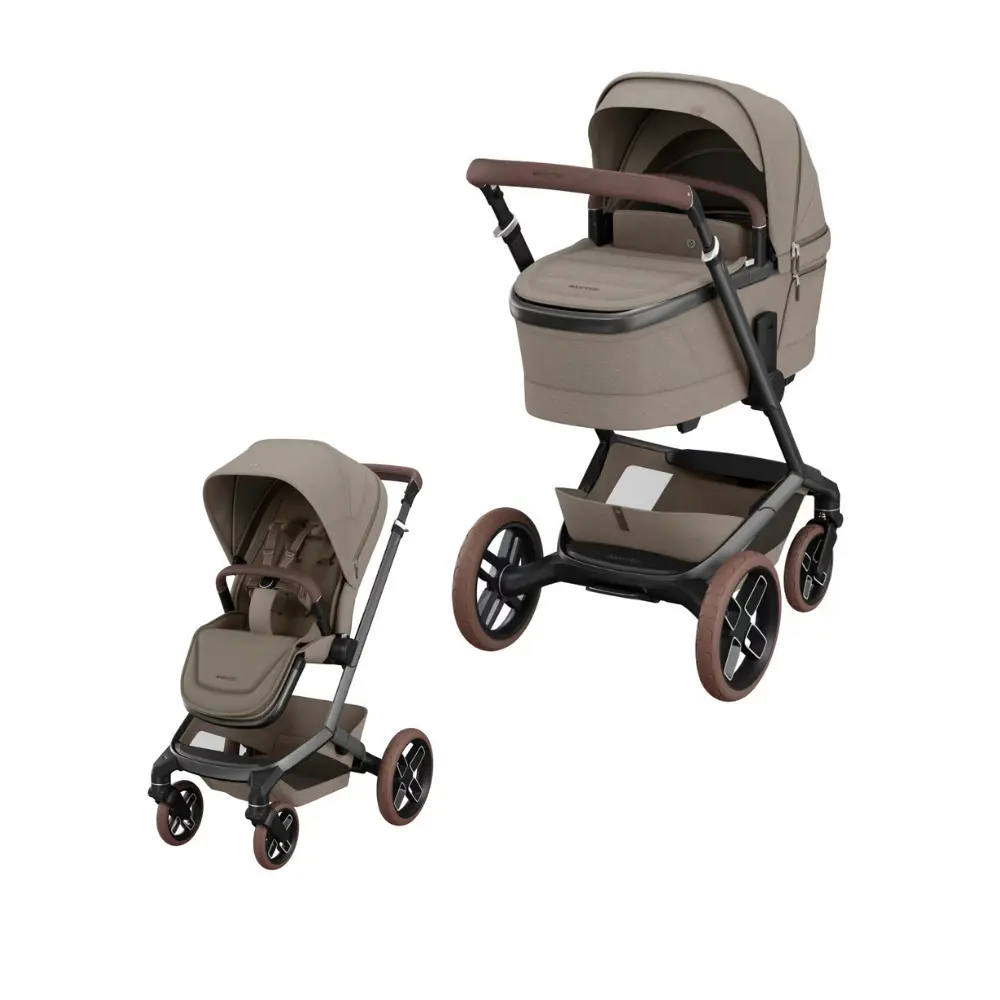 Maxi-Cosi Fame Duovagn - Twillic Truffle | Barnvagnar - Duovagnar - Alla duovagnar | BabyMode