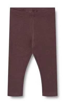 Rib Legging Maddy - Fudge | Kläder - Underdelar - Leggings | BabyMode