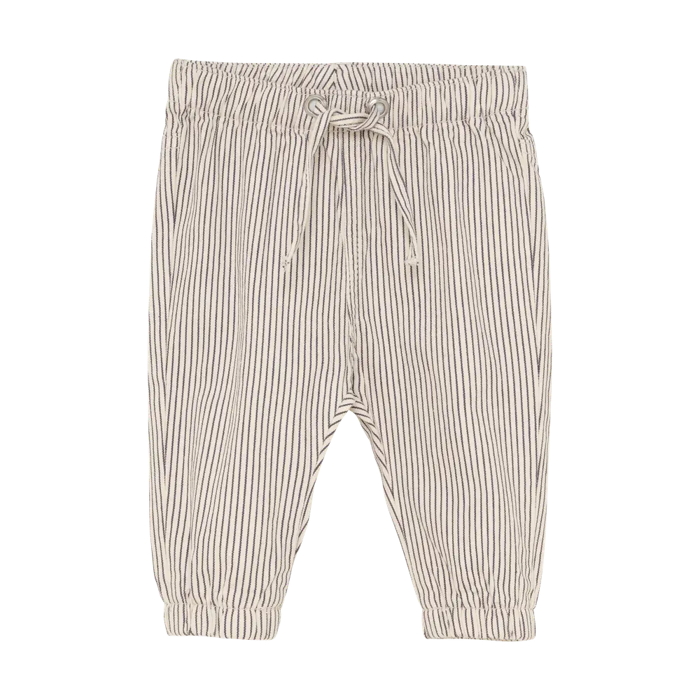 Byxor m. Ränder - White Swan - 86 | Barnkläder - Underdelar - Byxor | BabyMode