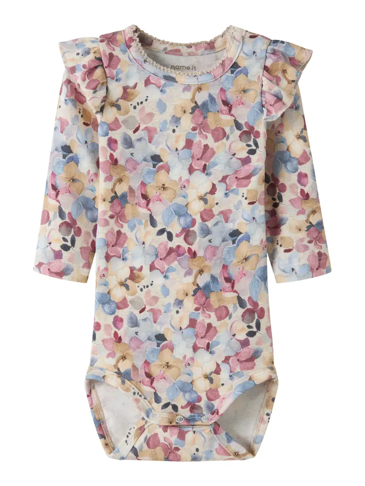 Name It Nadena Långärmad Body - Peyote Melange - 62